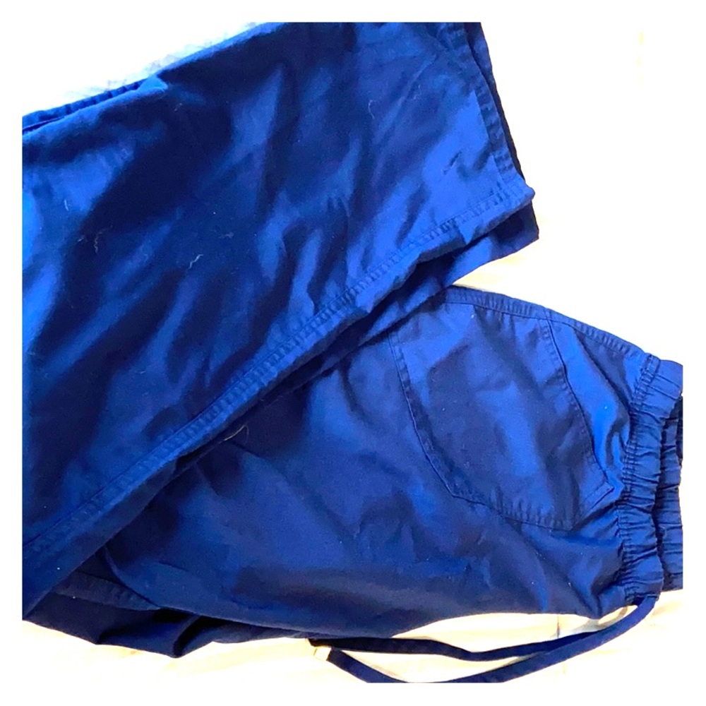 Large Tall HeartSoul Navy Blue Scrub pants